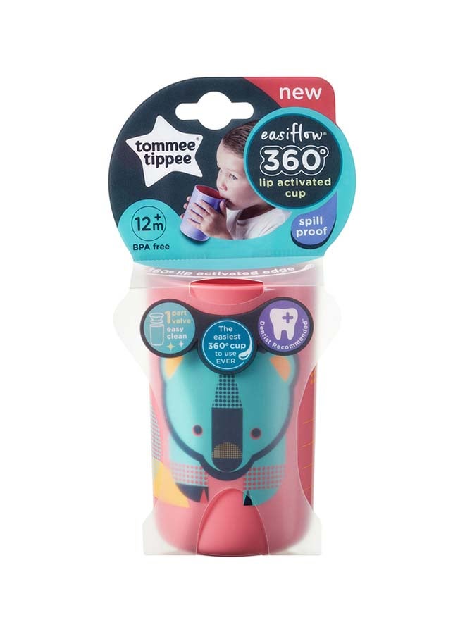 Easiflow 360 Degree Lip Activated Cup, 12+ M, 250 mL - Multicolor