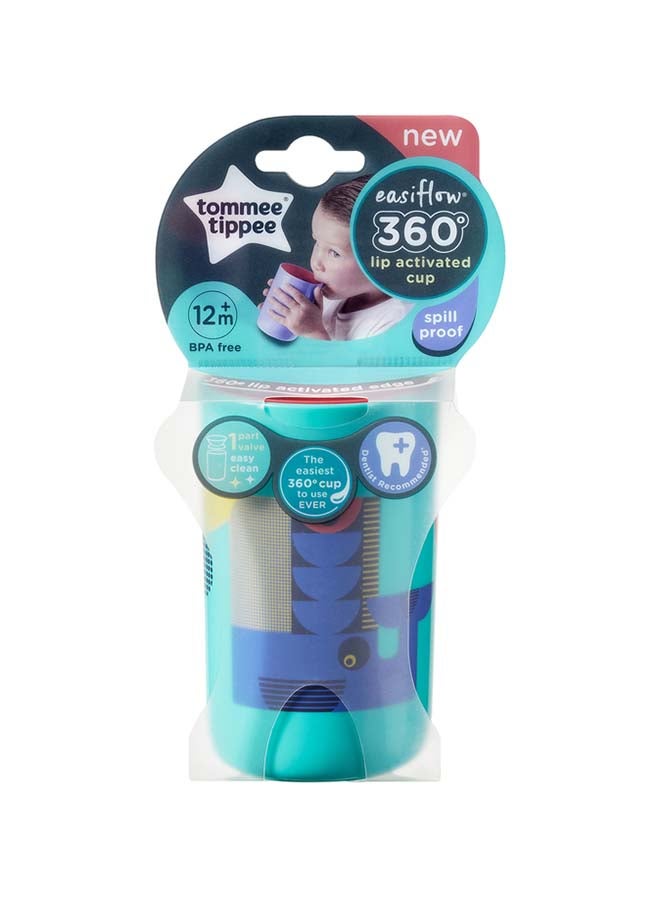 Easiflow 360 Degree Lip Activated Cup, 12+ M, 250 mL - Multicolor