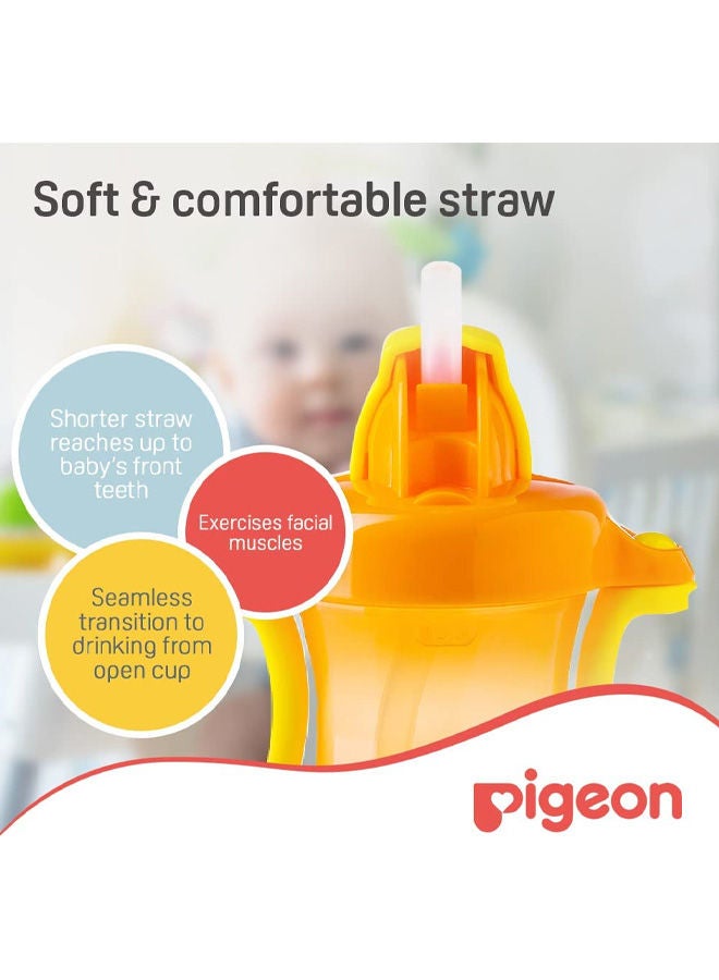 Petite Hanging Type Heat Resistance Soft Silicone Straw Feeding Bottle for 9months+ 150 ml