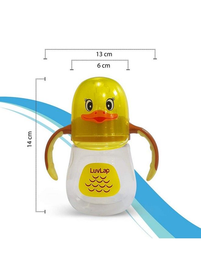 Naughty Duck Spout Sipper For Infant;Toddler 210Ml Anti Spill Sippy Cup With Soft Silicone Spout Bpa Free 6M+ (Yellow)