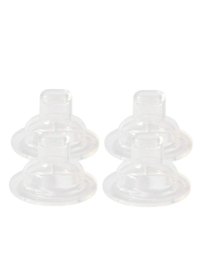 Soft Silicone Training Spout Nipple For Babies ; Bpa Free Kids Sippy Spouts For Sippers;Wide Neck Feeders; For Babies;Toddlers;Kids (Pack Of 4)