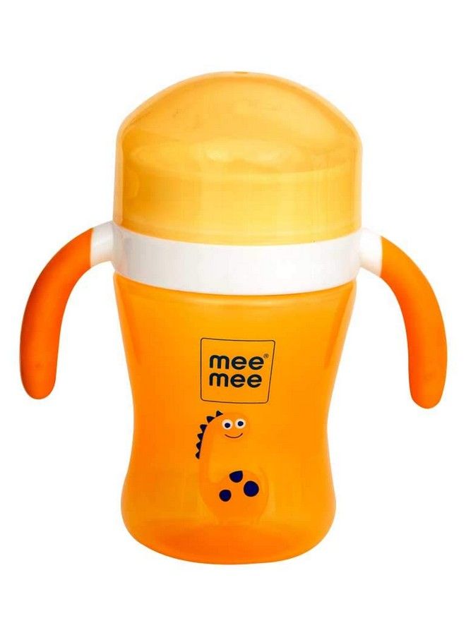 Bpa Free Easy Grip 360 Trainer Sipper Cup For Babies;Toddlers;Kids With Soft Silicone Rim;Ergonomic Design (240Mlorange)