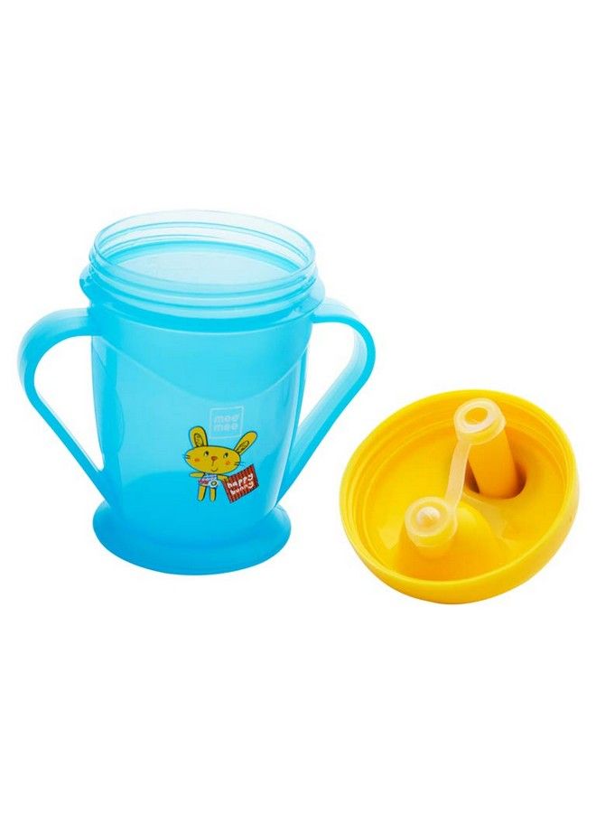 Bite Resistant Soft Spout Sipper Cup (Pack Of 2 (180 Ml+150 Ml) Blue+Green) Combo(Pack Of Two)