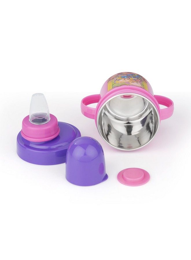 Stainless Steel Baby Spout Sipper Cup For Kids Age 3 Months To 18 Months 250 Ml (Pink250 Ml)