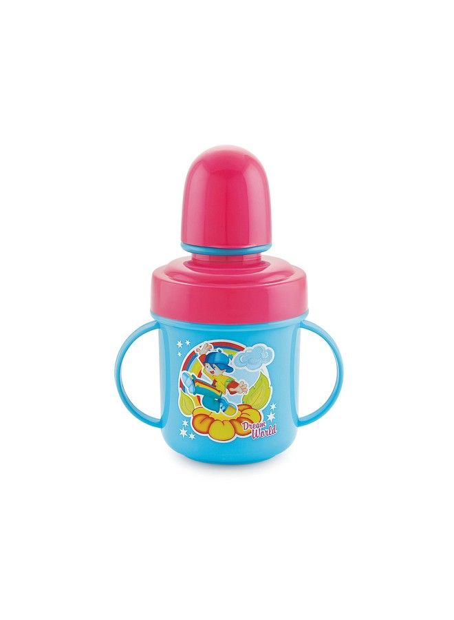 Combo Of 2 Stainless Steel Plastic Soft Nipple Sippy Cups For Baby Sipper Cup ; Anti Spill Sippy Cup ; Bpa Free ; Plastic Sipper (Yellow & Skyblue)