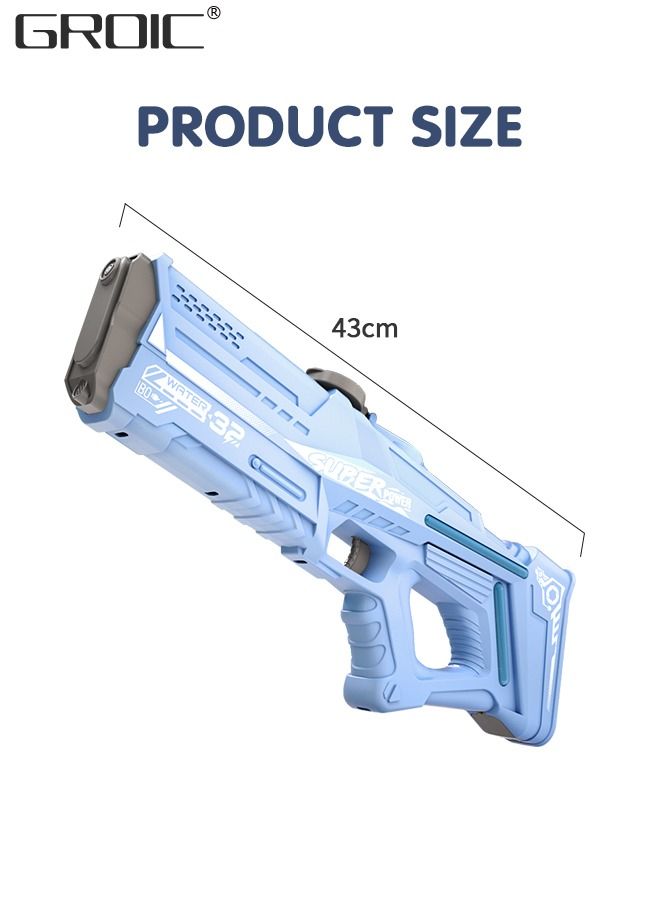 Electric Water Gun for Kids,Automatic Water Absorption Water Blaster,High Capacity Automatic Squirt Guns,Powerful Water Toy Guns for Swimming Pool,Automatic Continuous Firing Electric Water Gun