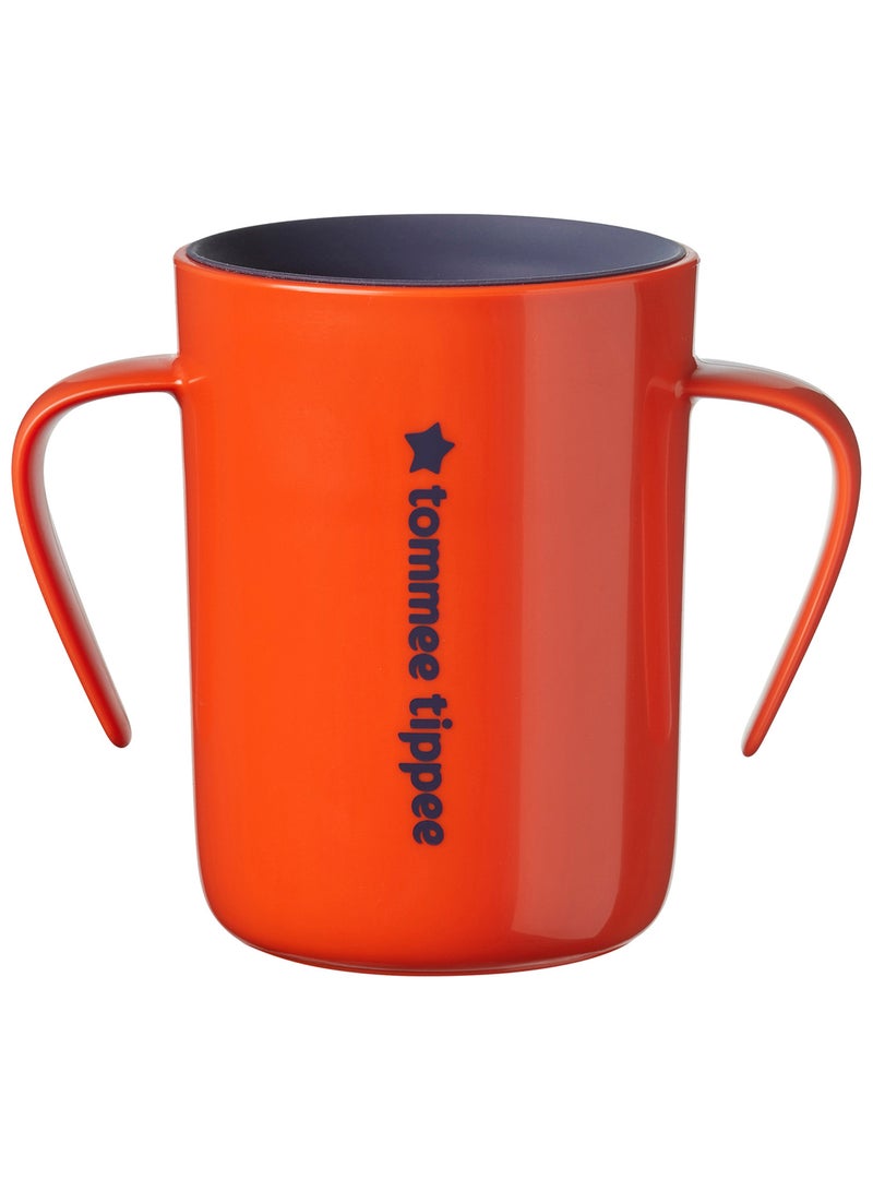 Easiflow 360 Lip Activated Trainer Cup With Easy-Grip Handles Leak-Proof Dentist Recommended 200 ml, 6 Months+ Multicolour
