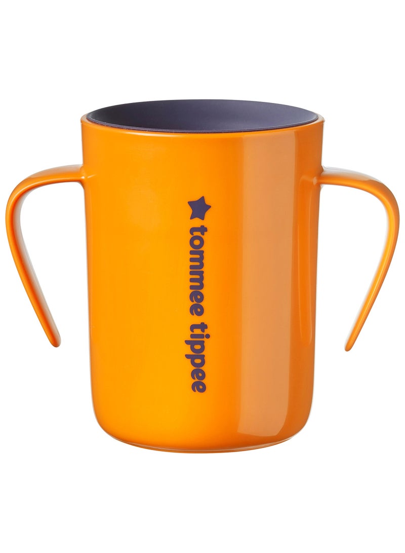 Easiflow 360 Lip Activated Trainer Cup With Easy-Grip Handles Leak-Proof Dentist Recommended 200 ml, 6 Months+ Multicolour