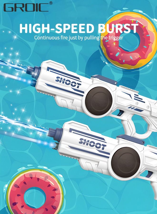 Electric Water Gun for Kids,Water Blaster,High Capacity Automatic Squirt Guns,Powerful Water Toy Guns for Summer Swimming Pool Beach,Automatic Continuous Firing Electric Water Gun