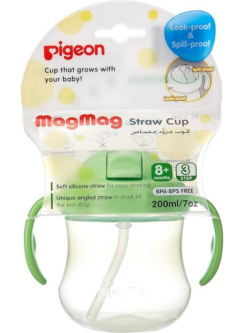 Mag Mag Straw Cup Green 200 ML