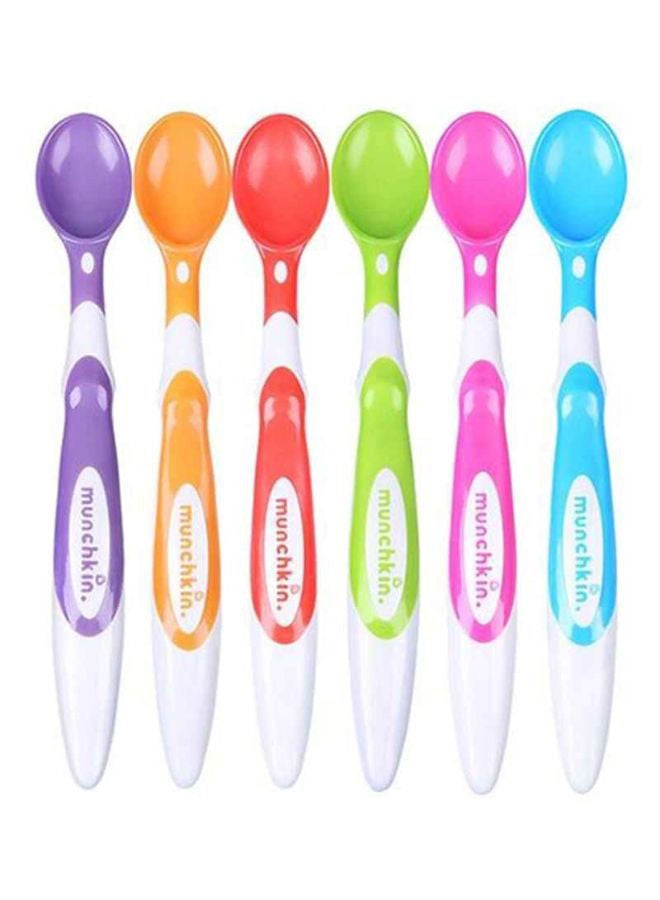 Soft Tip Infant Spoon, Pack Of 6 - Assorted