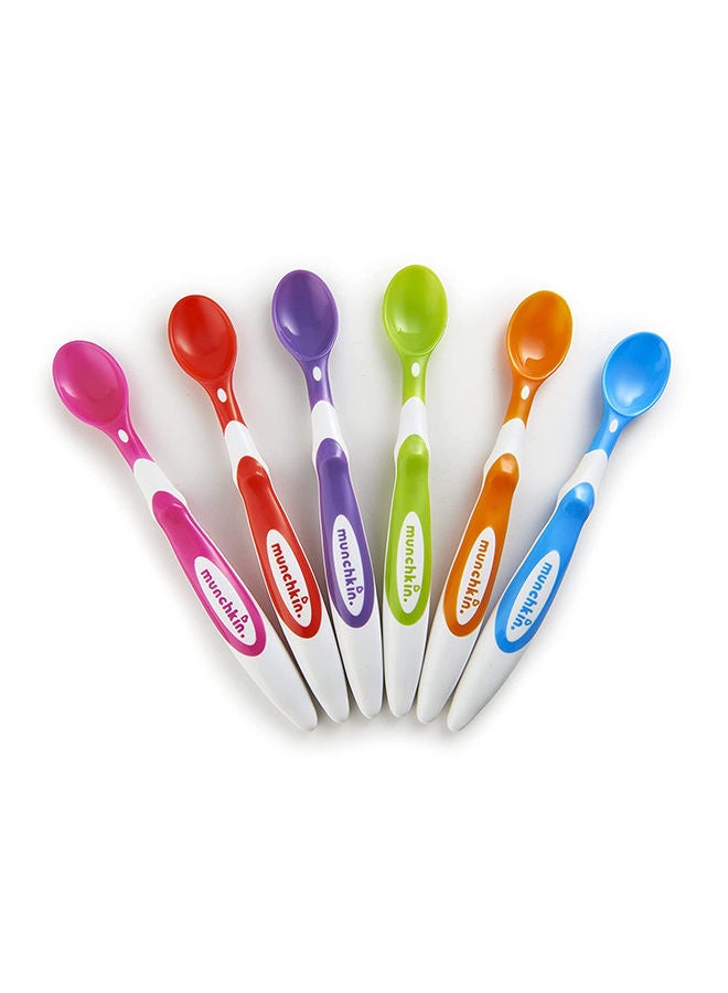 Soft Tip Infant Spoon, Pack Of 6 - Assorted