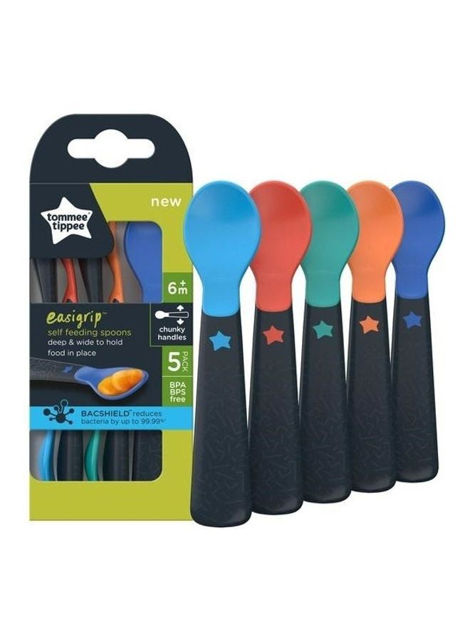 5-Piece Easi Grip Self Feeding Spoon