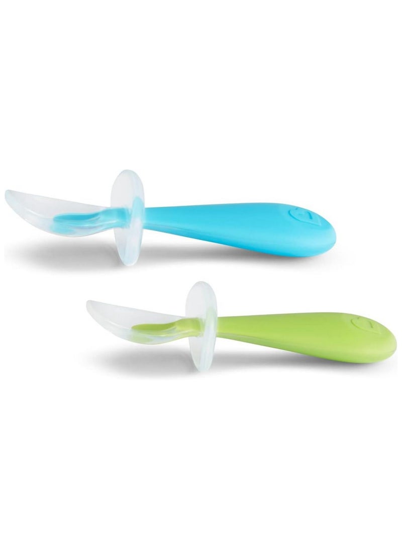 Gentle Scoop Silicone Training Spoons-2 Pack