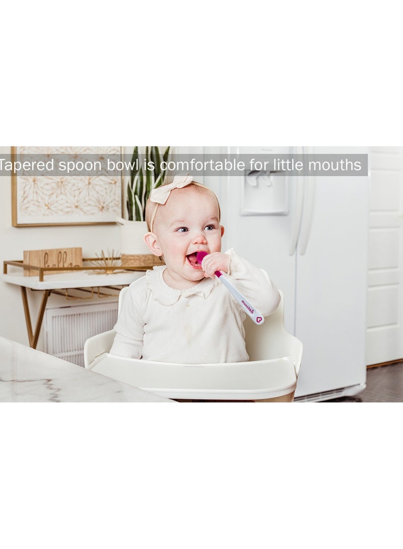 White Hot Infant Safety Spoons