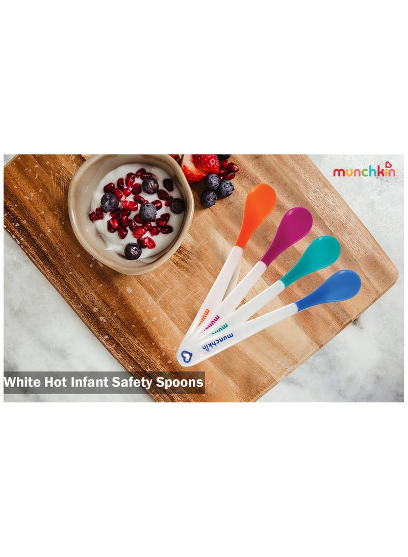 White Hot Infant Safety Spoons