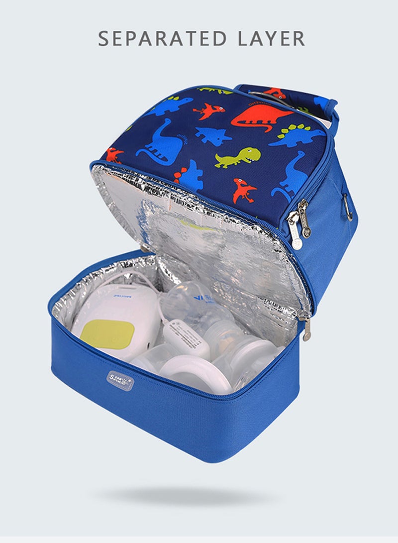 Insulated Bottle And Lunch Bag - Dinosaur