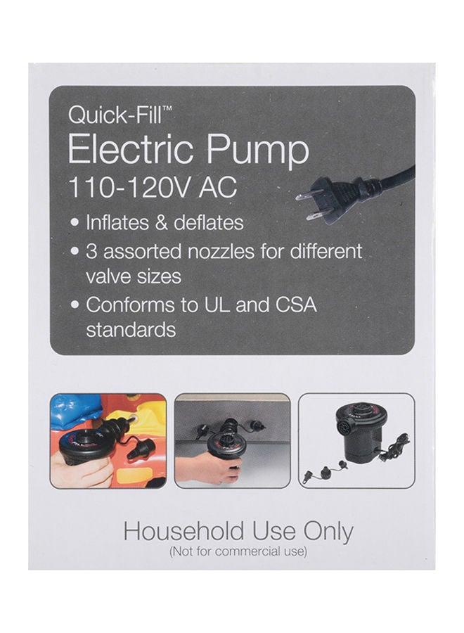 Quick-Fill Electric Pump 220V-240V 7.26x26.99x17.15cm