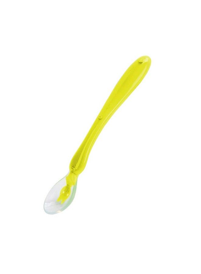 Pack Of 2Soft Silicone Tip Spoons 2 Sets Box (4 Spoons) Blue & Green