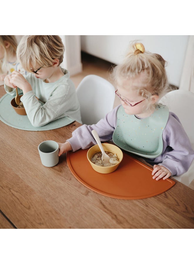 Silicone Feeding Placemat - Powder Pink Confetti