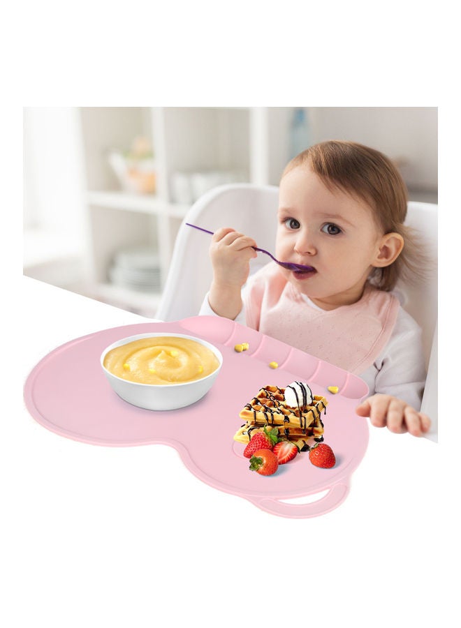 Food Catching Non-Slip Heat-Resistant Silicone Baby Placemat