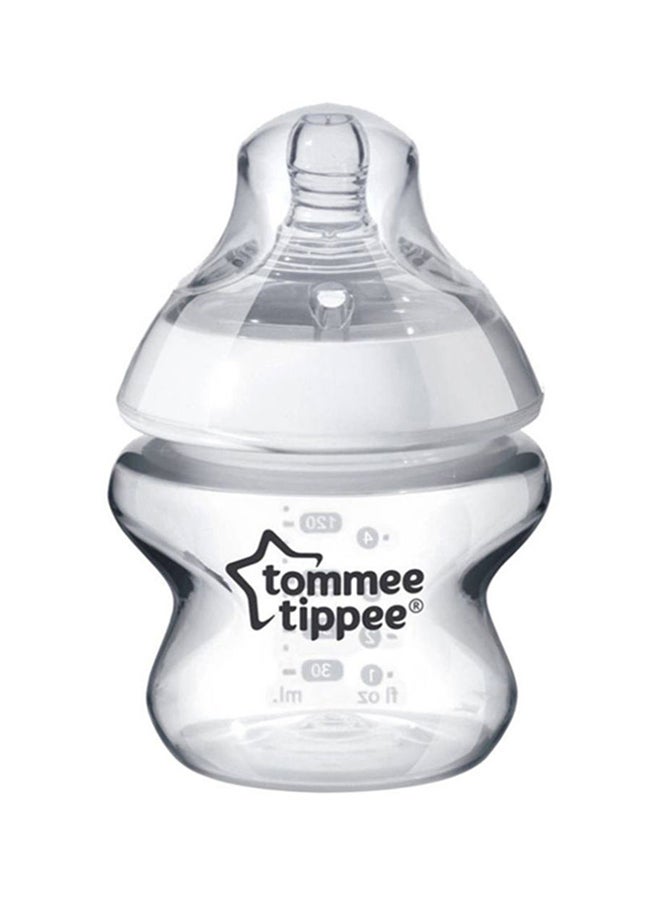 Closer To Nature Glass Fedding Bottle, 150ml - White/Clear