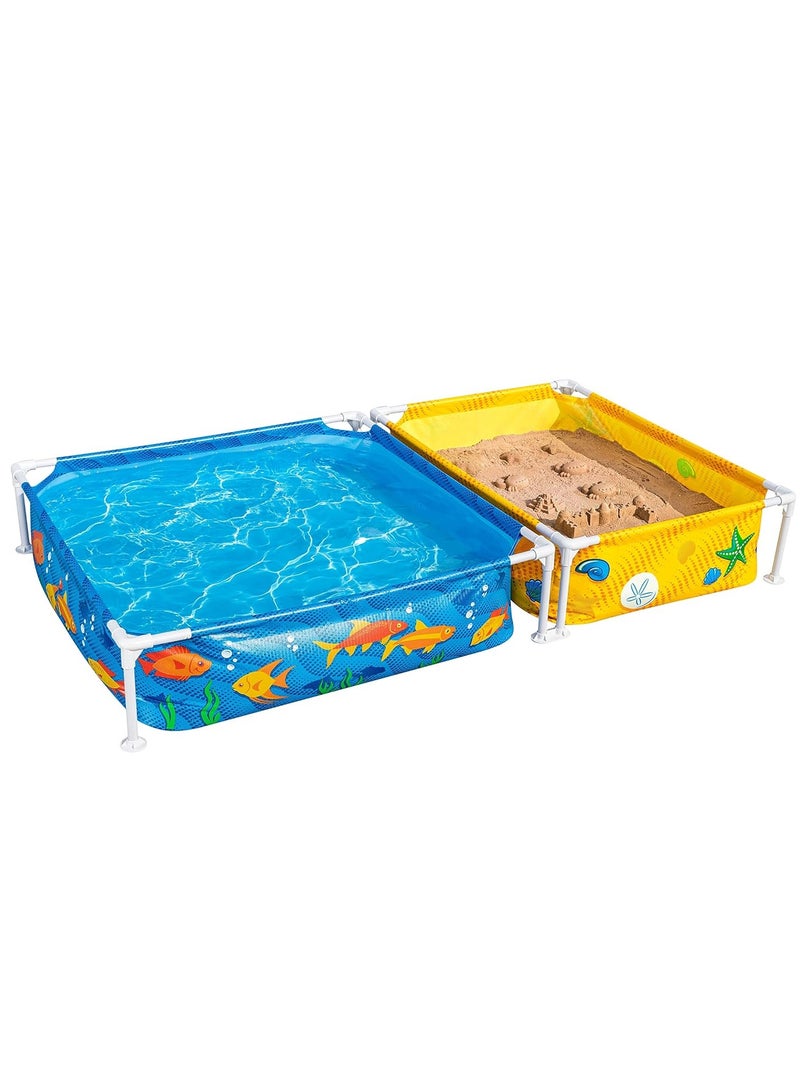 Bestway My First Frame Pool and Sandpit 2.13mx1.22mx30.5cm