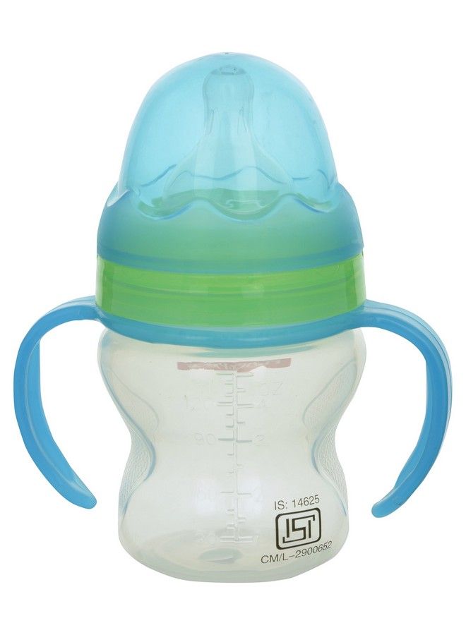 Ultra Care Wide Neck Baby Feeding Bottle Green 150Ml