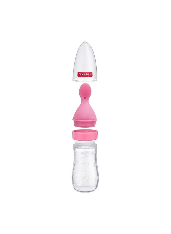 Squeezy Silicone Food Feeder For Baby Pink 125Ml