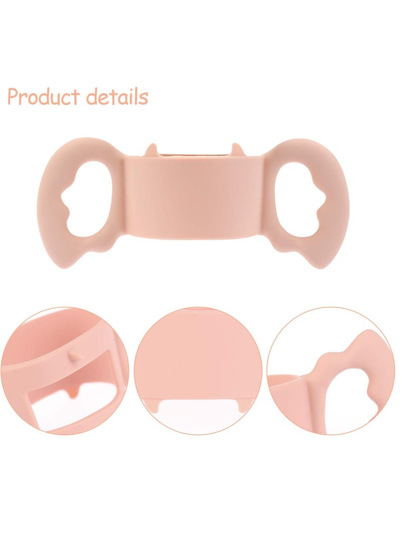 Baby Bottle Handles, Silicone Wide-Neck Handle for Dia 3.5-5 cm Bottle, Gripping (4 Pack)