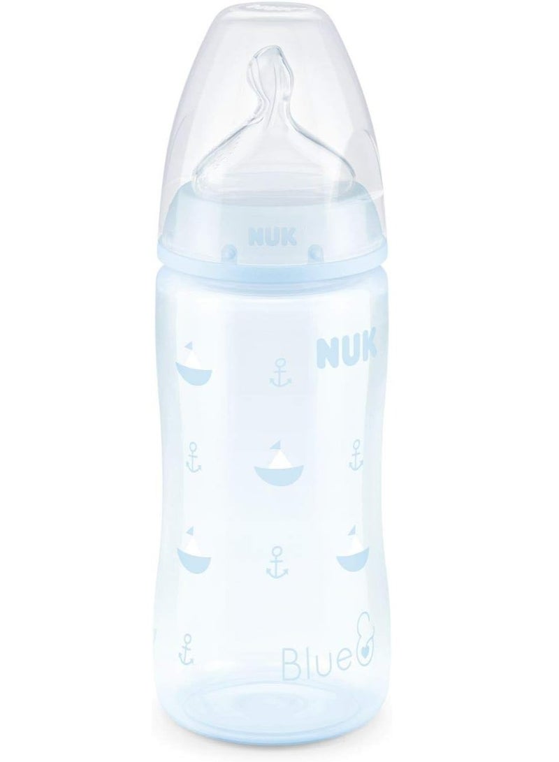 First Choice+ Baby Bottle Blue Sail Boat 300 ML