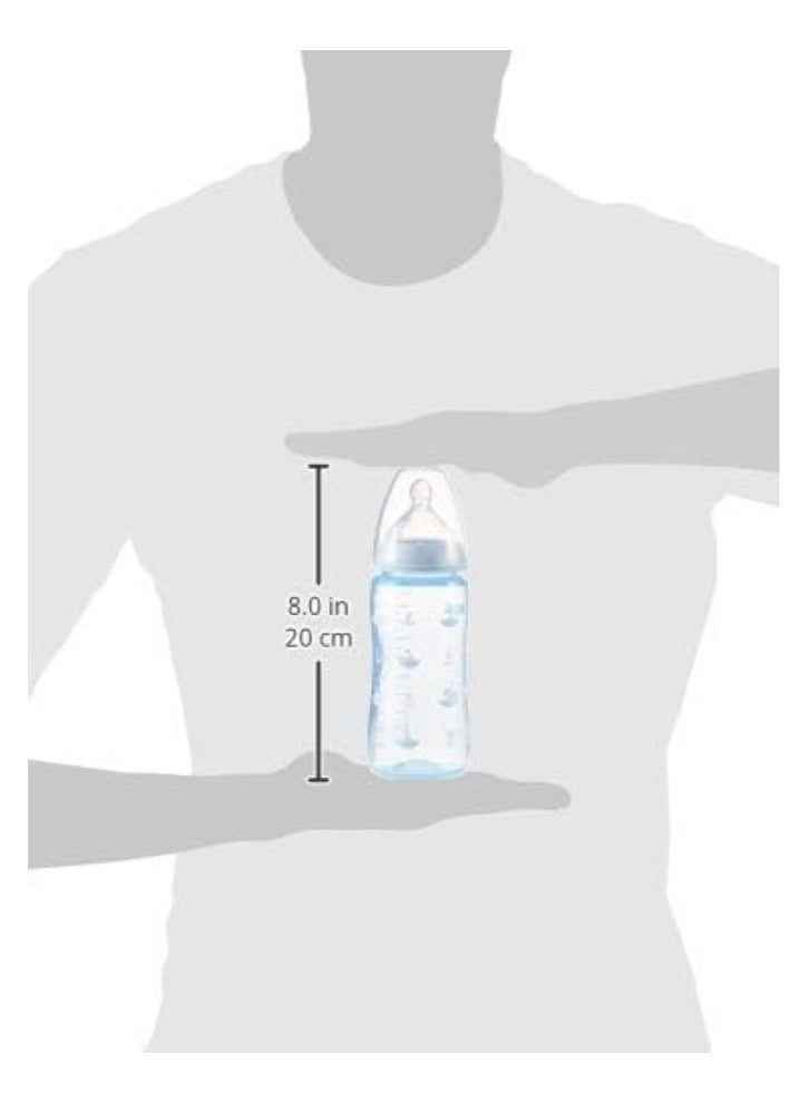 First Choice+ Baby Bottle Blue Sail Boat 300 ML