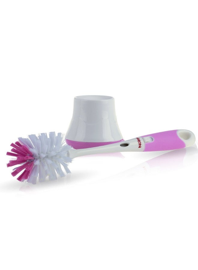 2 In 1 Bottle And Nipple Brush With Stand 1 Pack Colors May Vary