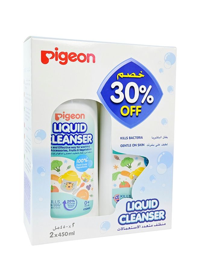 Liquid Cleanser 450ml Twin Pack