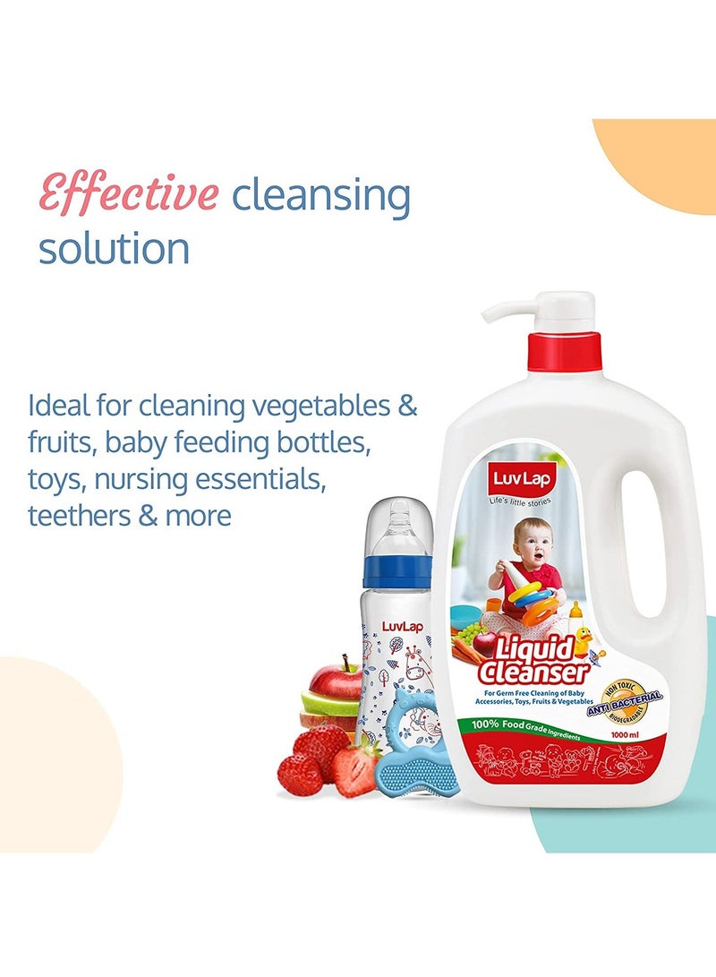 Baby Bottles Accessories and Vegetable Liquid Cleanser 1000 ml