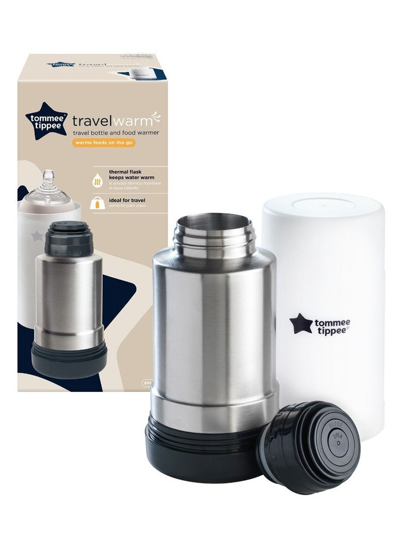 Closer To Nature Travel Bottle And Food Warmer - Silver/White/Grey