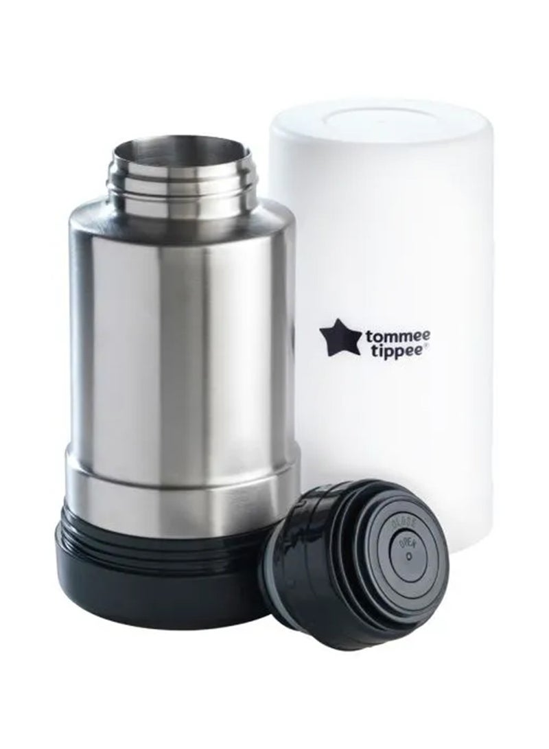 Closer To Nature Travel Bottle And Food Warmer - Silver/White/Grey
