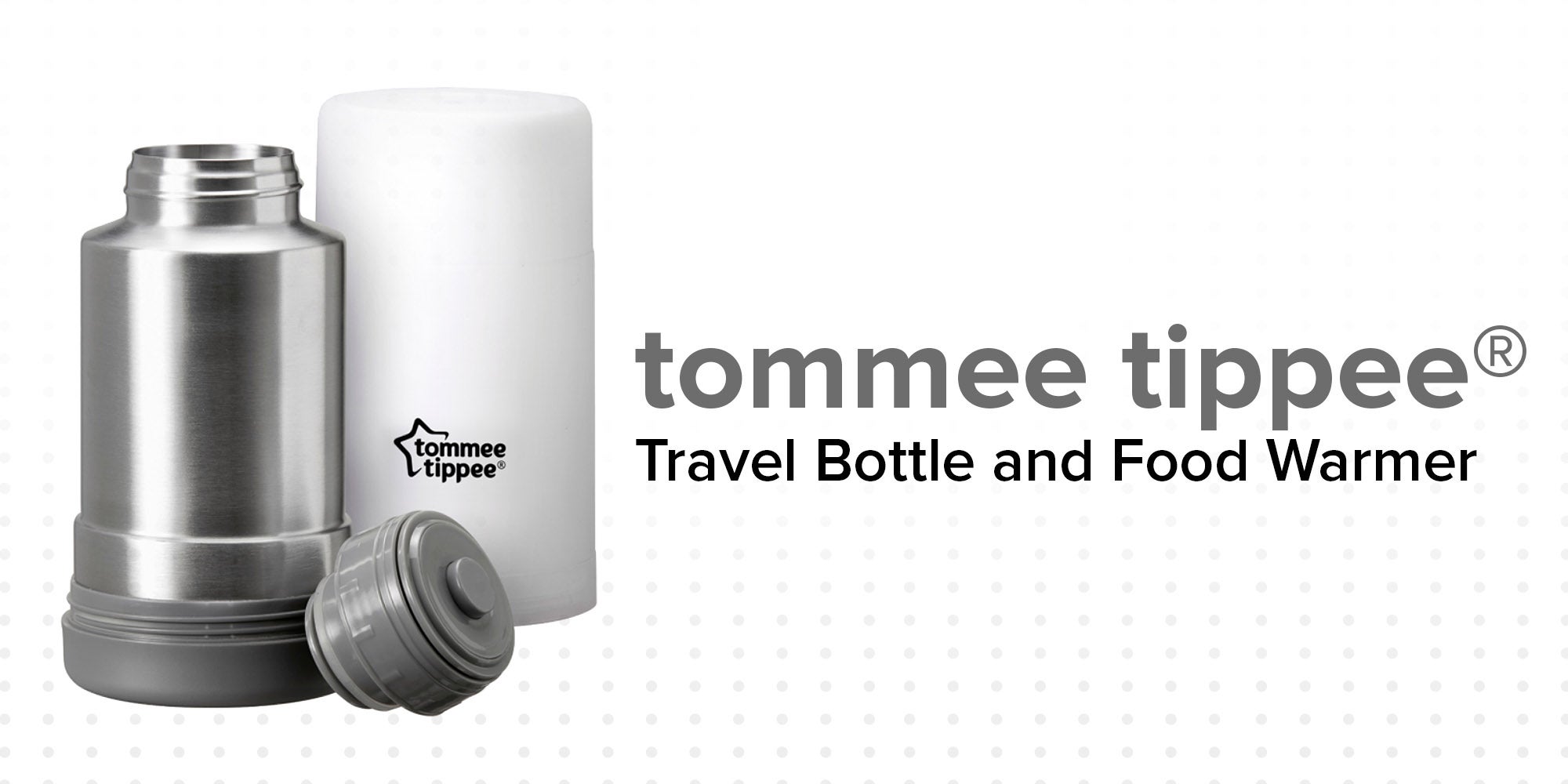Closer To Nature Travel Bottle And Food Warmer - Silver/White/Grey