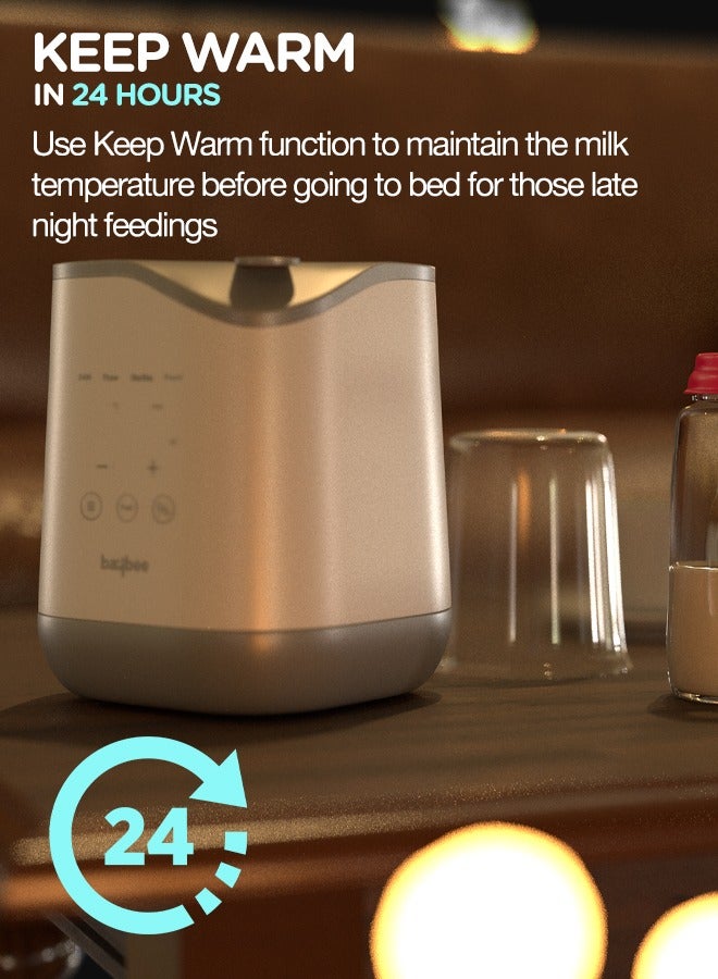 10 In 1 Baby Bottle Warmer And Sterilizer Electric Baby Food  Water And Milk Heater Defrost With Lcd Temperature Display Smart  Bpa Free Nipple Feeding Bottle Sterilizer Grey