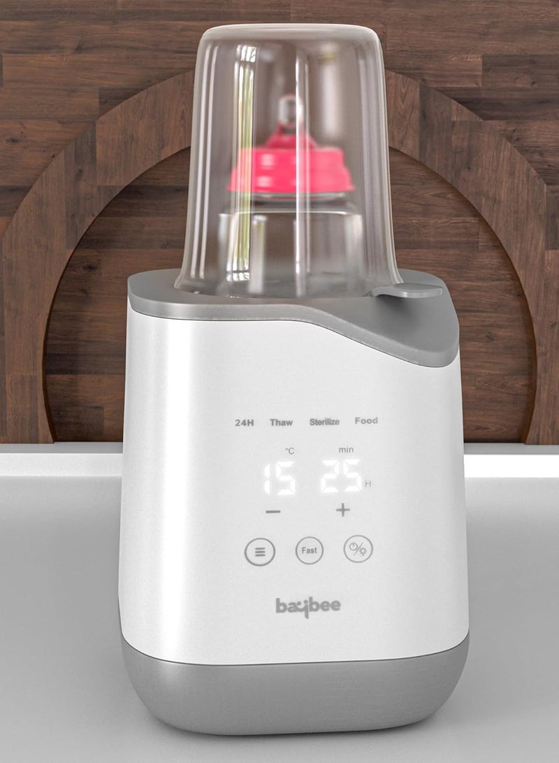 10 In 1 Baby Bottle Warmer And Sterilizer Electric Baby Food  Water And Milk Heater Defrost With Lcd Temperature Display Smart  Bpa Free Nipple Feeding Bottle Sterilizer Grey