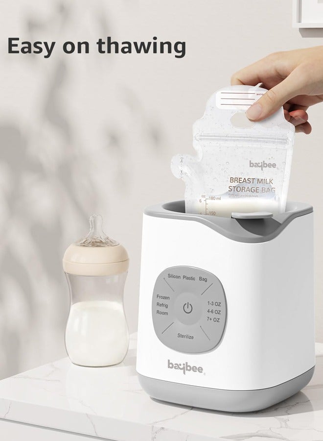 10 In 1 Baby Bottle Warmer And Sterilizer, Electric Baby Food,Water And Milk Heater, Defrost with Manual Temperature Adjustment And Single Bottle, Baby Feeding Bottle Sterilizer