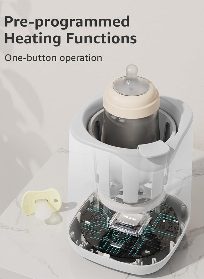 10 In 1 Baby Bottle Warmer And Sterilizer, Electric Baby Food,Water And Milk Heater, Defrost with Manual Temperature Adjustment And Single Bottle, Baby Feeding Bottle Sterilizer