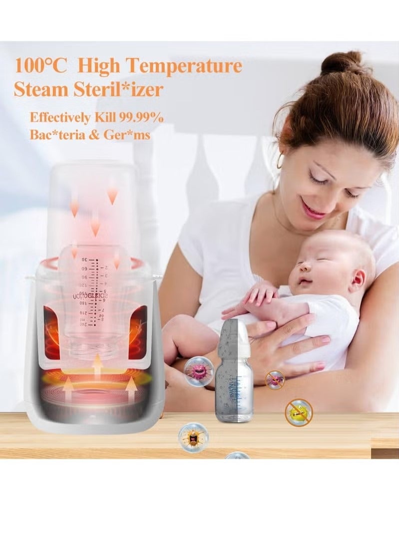 Baby Bottle Warmer, Fast Baby Milk Warmer with Accurate Temperature Control for Breastmilk or Formula