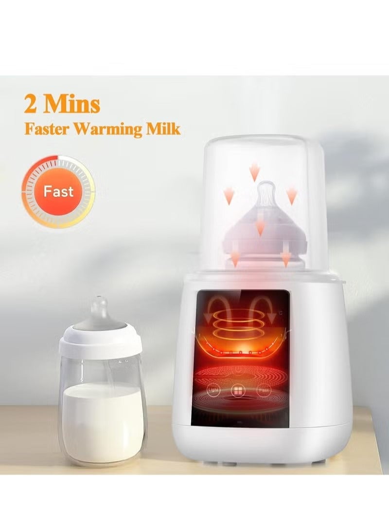 Baby Bottle Warmer, Fast Baby Milk Warmer with Accurate Temperature Control for Breastmilk or Formula