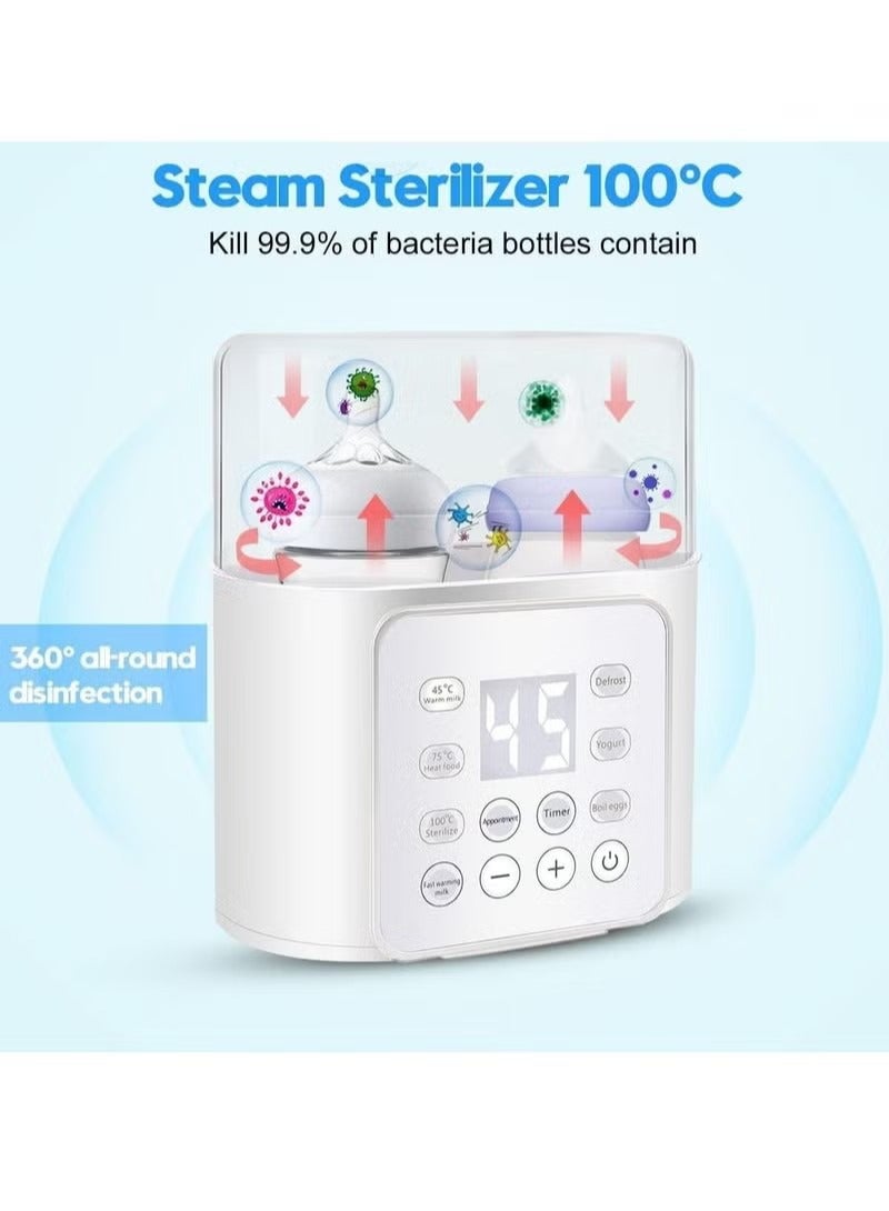 Baby Bottle Warmer, for Frozen Breast Milk, Formula Baby Food Heater,Automatic Intelligent Thermostat, Safe Auto-shutoff