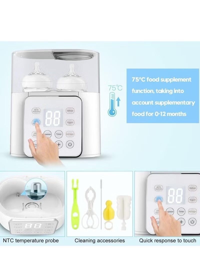 Baby Bottle Warmer, for Frozen Breast Milk, Formula Baby Food Heater,Automatic Intelligent Thermostat, Safe Auto-shutoff