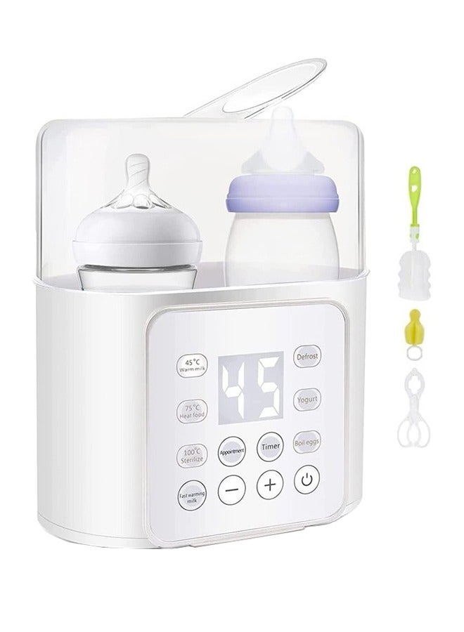 9 In 1 Baby Bottle Warmer With Automatic Intelligent Thermostat And Cleaning Brush