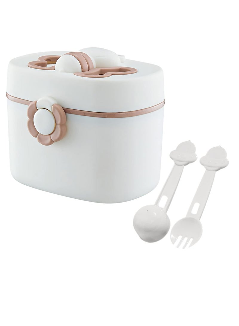 Formula Powder Pots, Milk Powder Dispenser Pots, Baby Formula Powder Dispenser, Milk Powder Container Portable Sealed Moisture-Proof Milk Formula Storage Pots for Outing Activities Travel 410ML