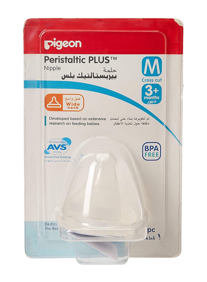 Peristaltic Plus Nipple, 3+ M