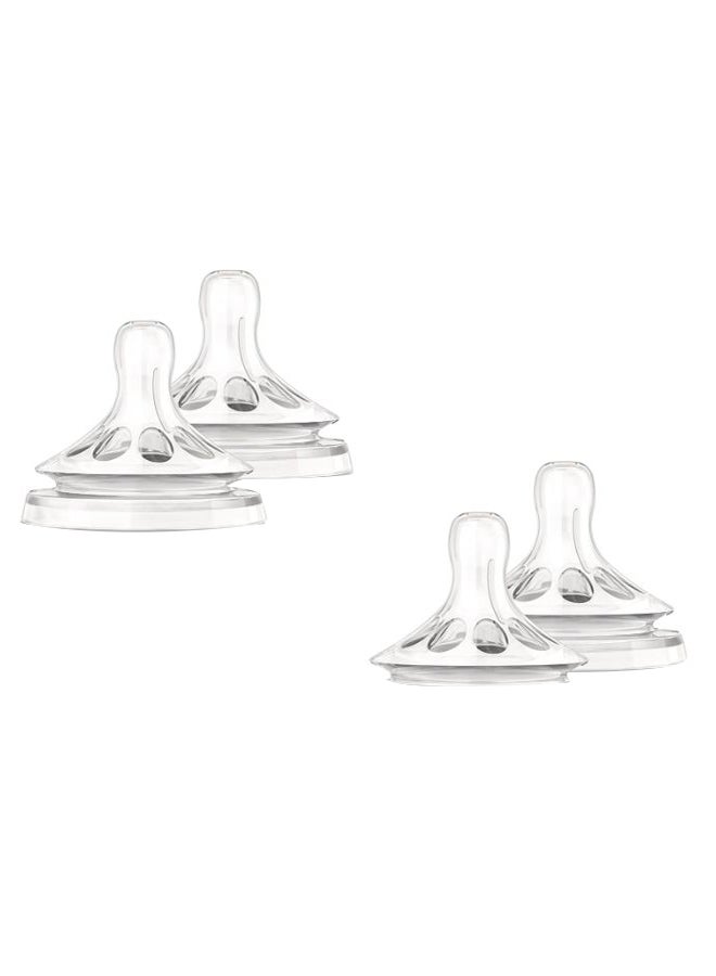 Pack Of 4 Natural Fast Flow Nipples